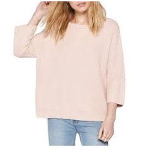 Amuse Society Blush Pink Camp Fire Sweater Size L